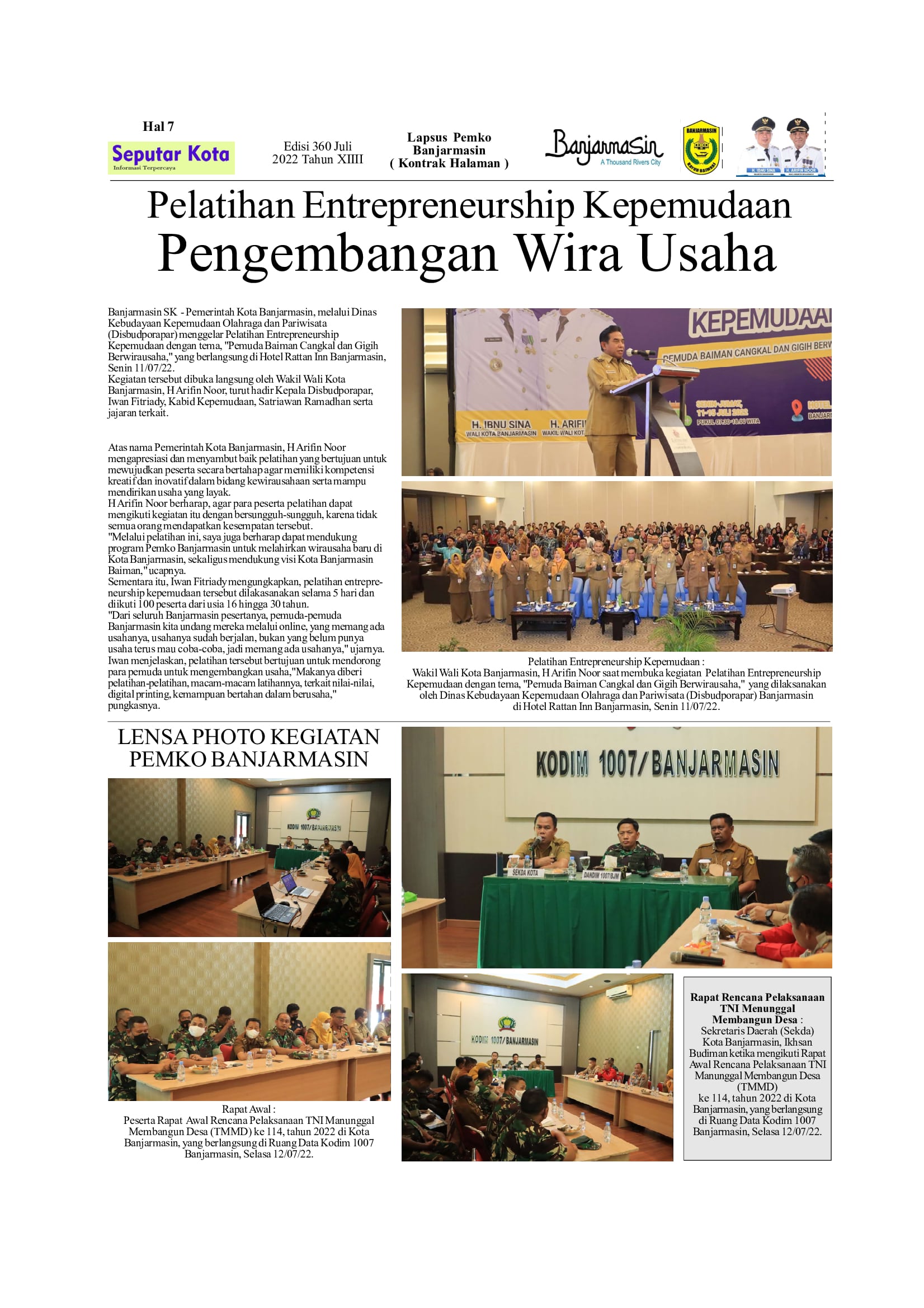 Seputar Kota Juli 2022