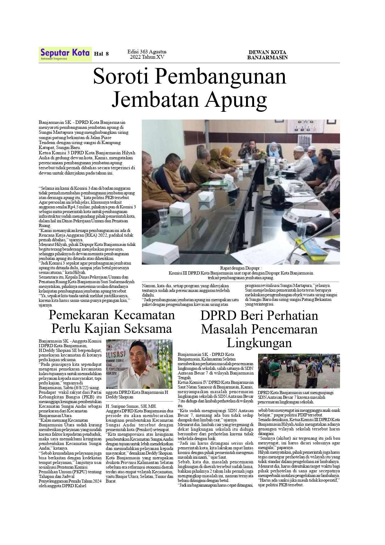 Seputar Kota Hal8 Agustus 2022 Bln ke 2