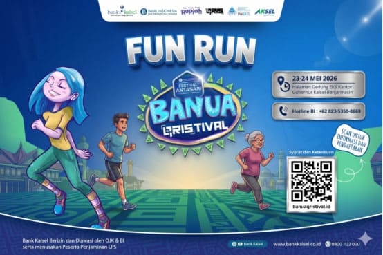 Bank Kalsel ajak warga meriahkan di Fun Walk Banua QRISTIVAL 2026