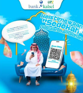 UPZ Bank Kalsel Fasilitasi Sedekah dan Zakat Lewat Digital