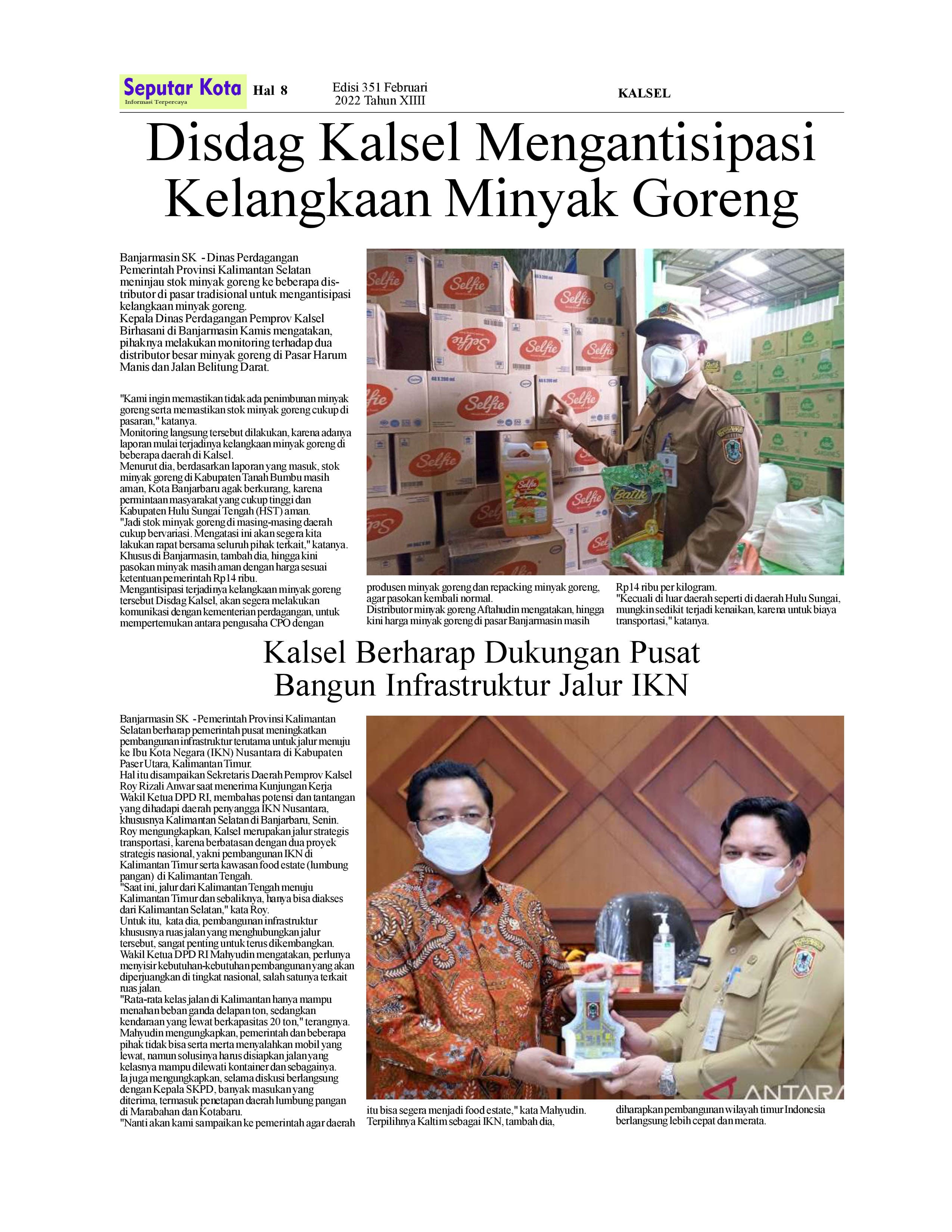 SEPUTAR KOTA HAL 8 2022