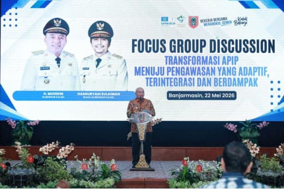 Gubernur H. Muhidin Buka FGD Aparat Pengawasan Intern Pemerintah (APIP) se-Kalsel; Transformasi APIP Menuju Pengawasan yang Adaptif, Terintegrasi, dan Berdampak