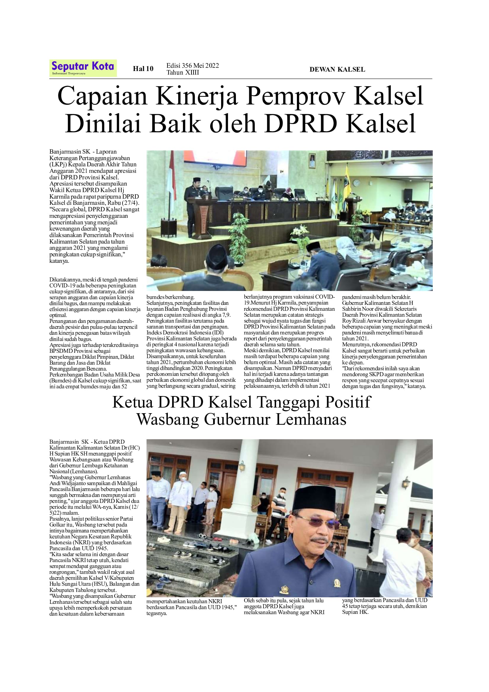 SEPUYAR KOTA EDISI MEI 1 2022 HAL 10