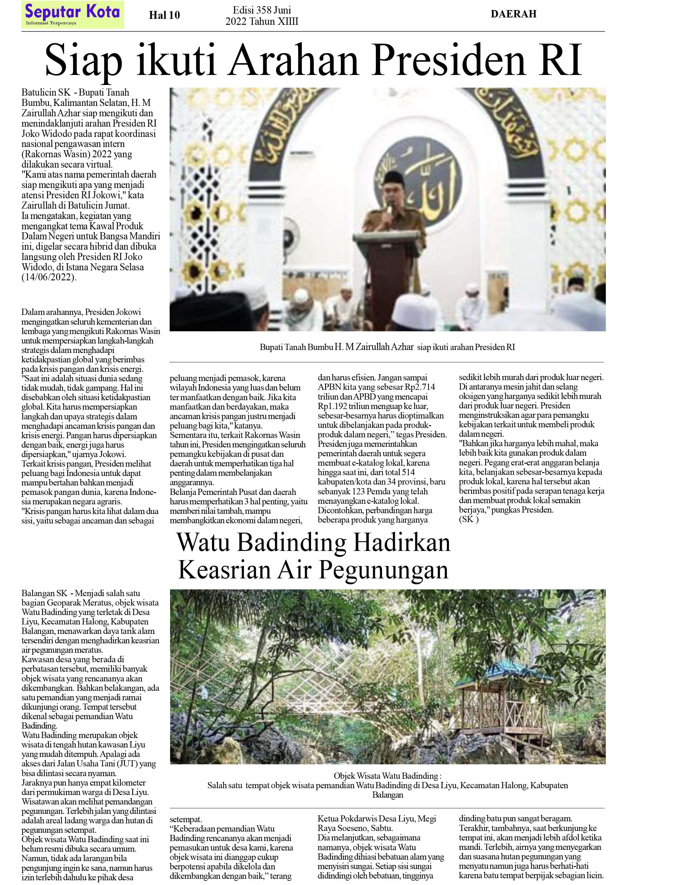 seputar kota Juni 2022 Hal 10