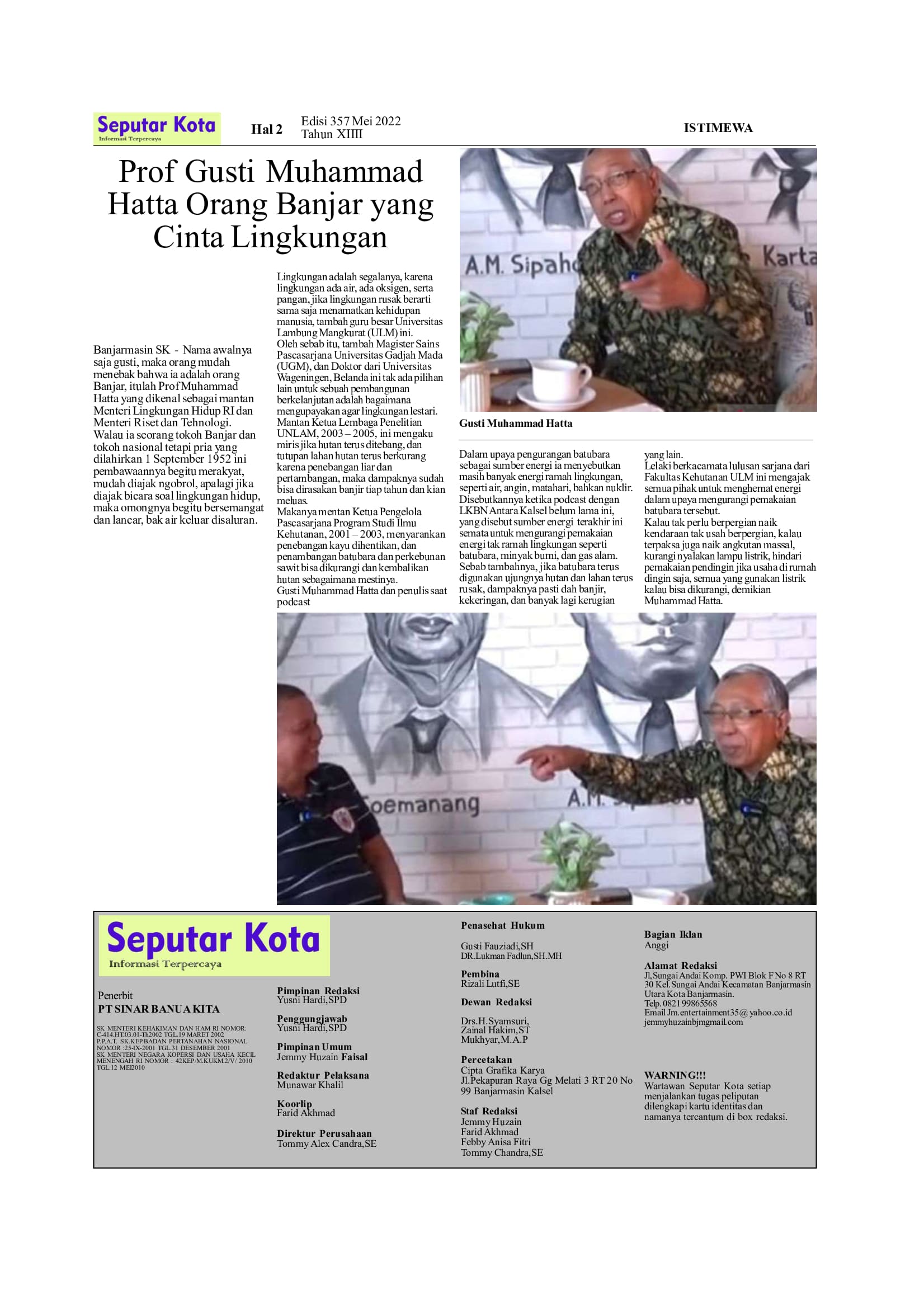 Seputar Kota Mei  2022  Hal 2 Bulan ke 2