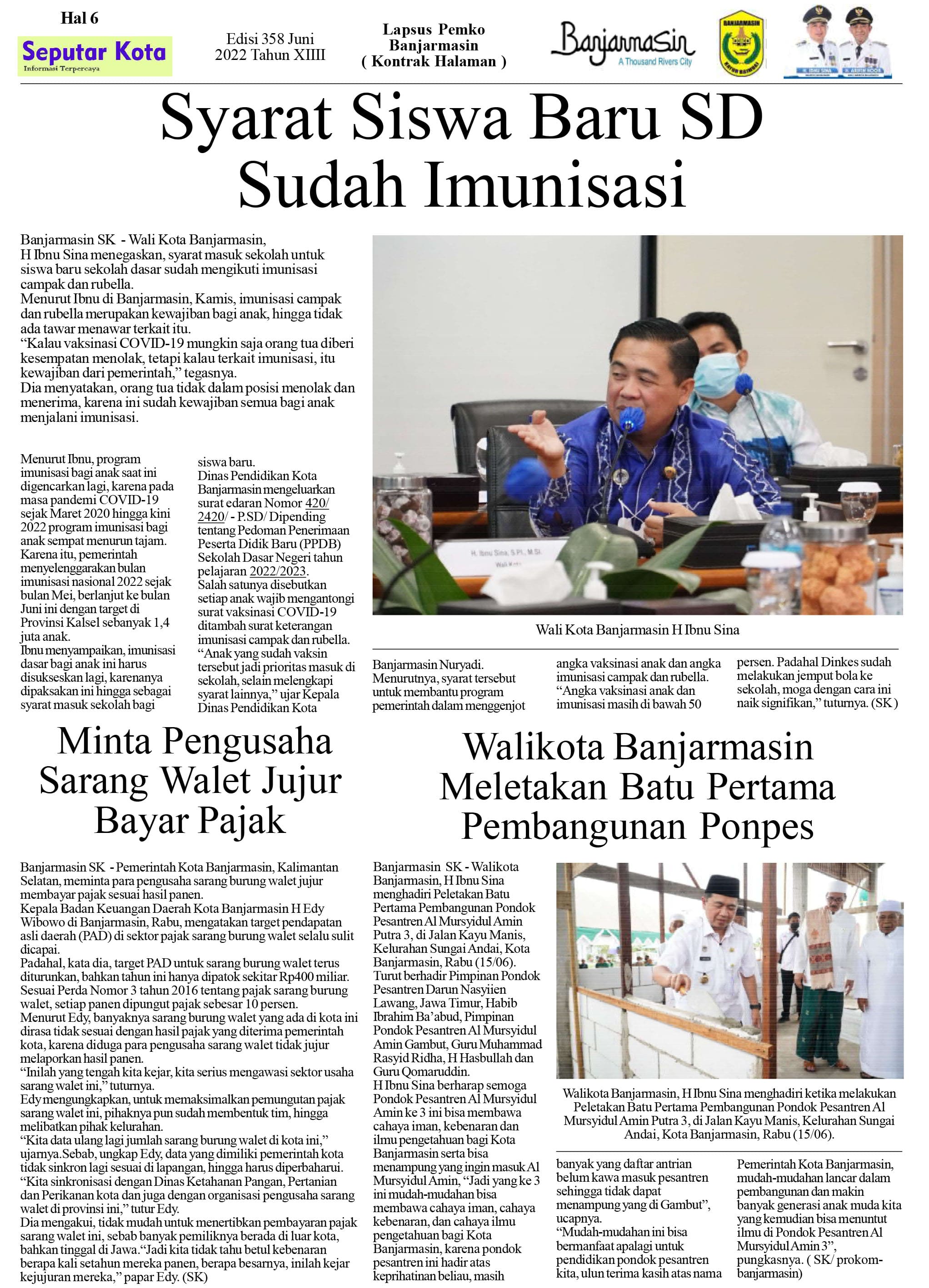 seputar kota Juni 2022 Hal 6