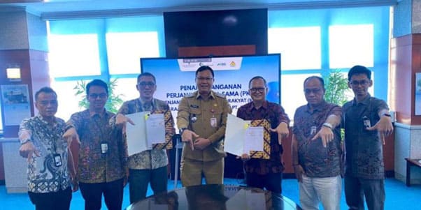 Bank Kalsel dan PT Jamkrida Perpanjang PKS Penjaminan KUR