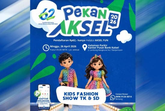 Bank Kalsel Gelar Kids Fashion Show 