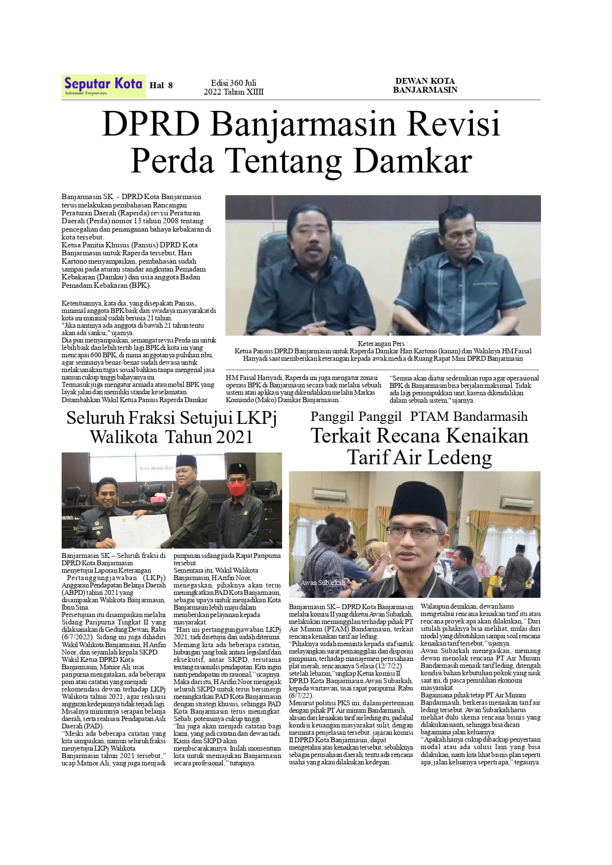 Seputar Kota Hal8 Juli Bln ke 1