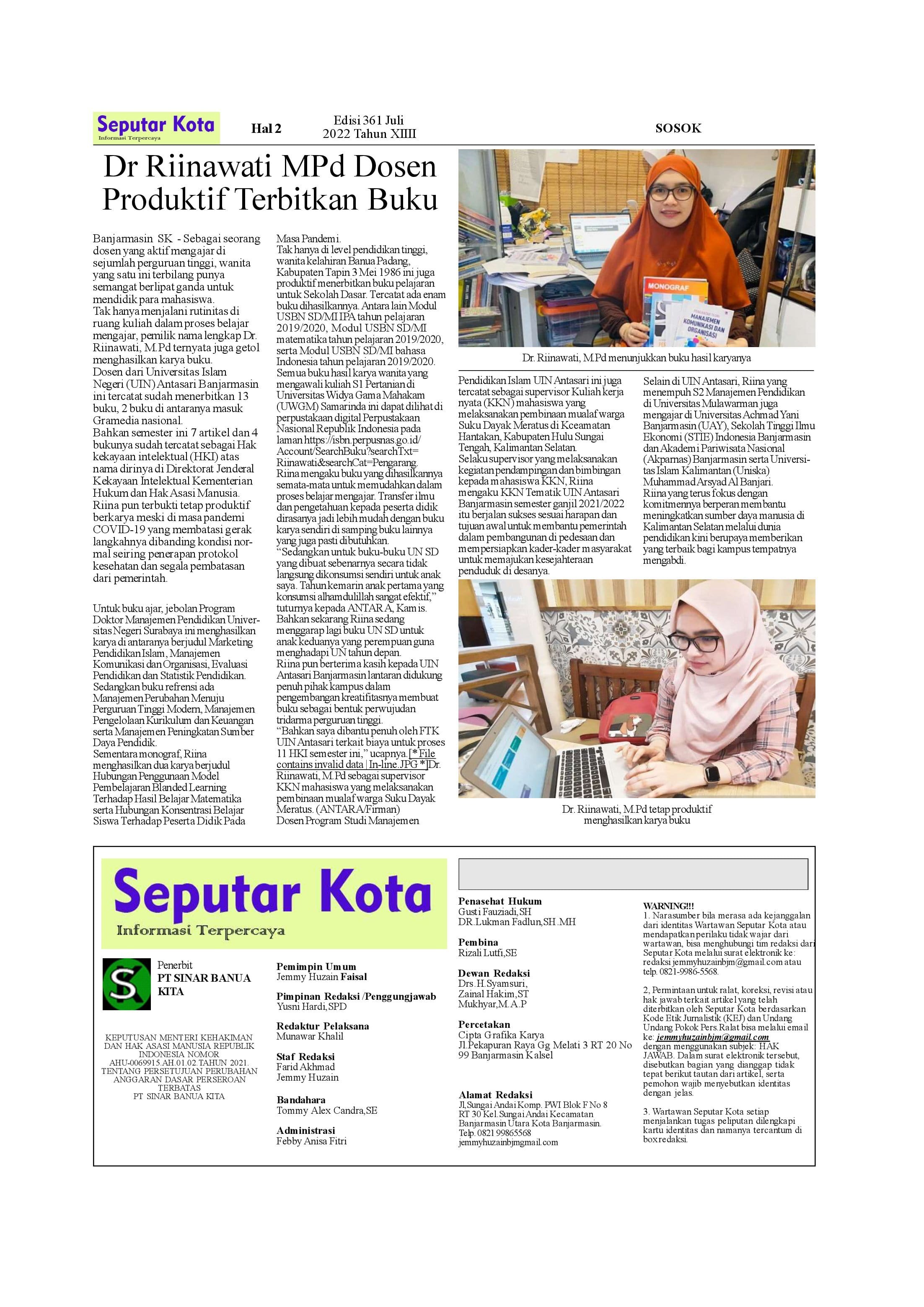 seputar Kota Hal 2 Juli ke 2 2022